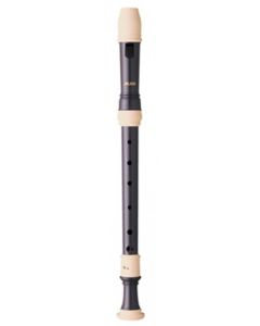 Aulos Bel-Canto 309a treble recorder - dark brown & ivory