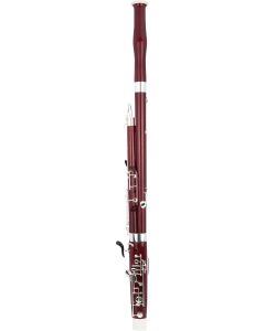 Bassoon A&S seasoned sycamore maple, hand lacquered, silver plated 26 keys incl. high d-key.