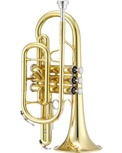 Cornet Jupiter jcr-700-q m/l. Gold brass leadpipe. Lac. With valve and rotor oil