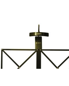 Light for music stand uberlite curved array of led bulbs, powered by a usb lead or batteries (inc). Touch sensitive
