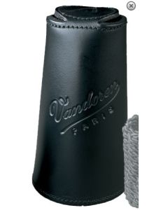 cap only leather to fit Bb clarinet german system Vandoren classic woven ligature ( klassik )