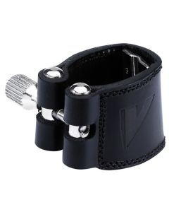 lig & cap alto clarinet Vandoren leather ligature with plastic cap >
