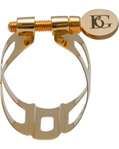 Lig & cap alto sax BG l11 tradition gold plated metal ligature with plastic cap