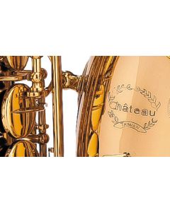 Chateau Chenonceau gold lacquer finish with rectangular back pack case