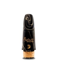 Mouthpiece Bb clarinet D'Addario  reserve evolution mouthpiece marble effect ebonite ev10 a440 pitch 1.08 mm tip opening