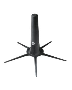Stand sax straight soprano saxophone k&m 15290 folding in bell model - fits inside most cases