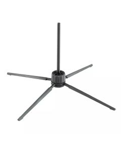Stand piccolo or descant recorder k&m 15262 folding 6.5mm diameter peg compact black plastic