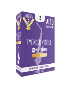 Str. 2 - Marca American vintage unfiled alto saxophone reeds