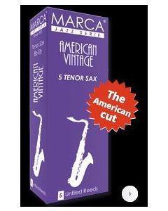 Str. 2 - Marca American vintage unfiled tenor saxophone reeds