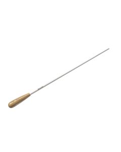 Baton Mollard 12 inch s series - oak pear shaped handle - white