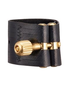 Lig & cap tenor sax Rovner dark 2r - most ebonite m/p ( also some ebonite Baritone ) flexible ligature with plastic cap