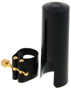 Special order lig & cap Baritone sax Rovner light l13 for most metal m/p (also some alto tenor l14) flexible ligature plastic cap