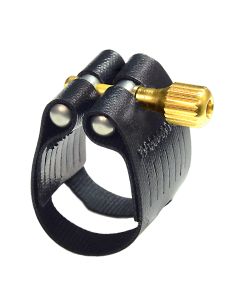 Lig & cap alto sax Rovner light l6 - for most ebonite m/p ( also some ebonite tenor ) flexible ligature with plastic cap