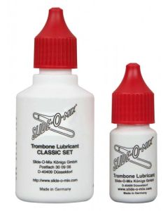 Slide o mix trombone lubricant set two bottles red top
