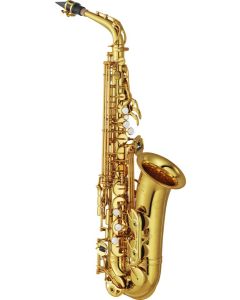 Yamaha YAS62 (04). Gold lac. High f#. Hand engraving. Backpack case. 4c m/p.