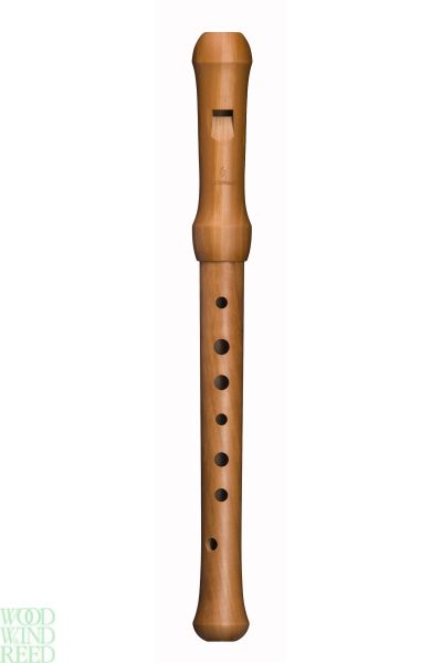 Recorder descant pentatonic 7 hole Mollenhauer wood pearwood 2 piecec 442 hz