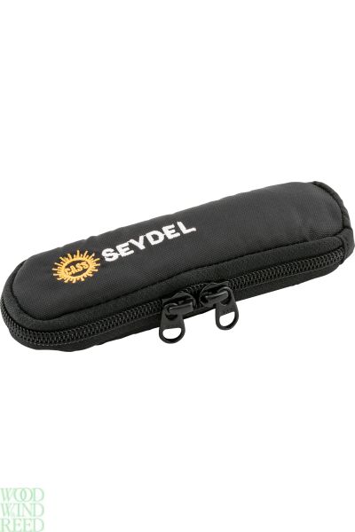 Belt pouch for seydel blues harmonicas black nylon fabric with zip