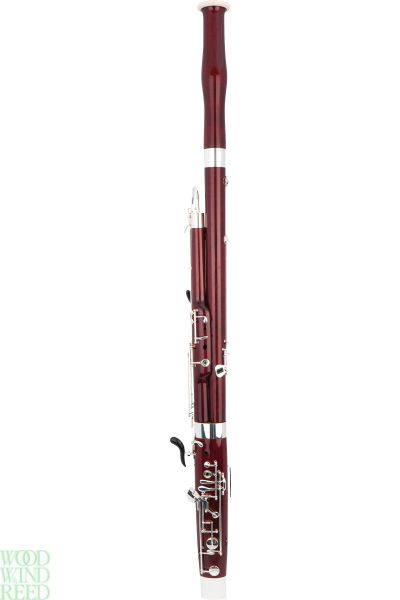 Bassoon A&S seasoned sycamore maple, hand lacquered, silver plated 26 keys incl. high d-key.