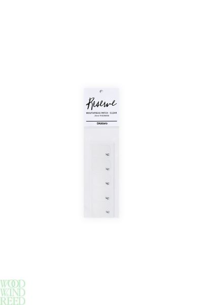 Care m/p mouthpiece patch Rico reserve rmp01c thin clear large  pack 5 - 0.35mm