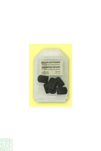 Care m/p mouthpiece patch eb clarinet / soprano sax NK black set of 6 small size - 0.8mm