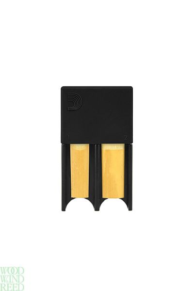 Reed guard D'Addario  regular for Bb & eb clarinet, alto & soprano saxophone 4 reed storage case. Black