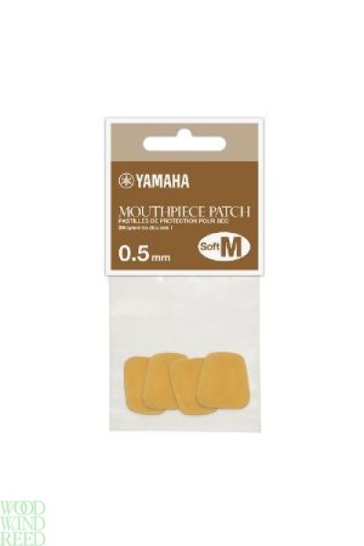 Care m/p mouthpiece patch Yamaha medium size soft texture pack of 6 - 0.5mm
