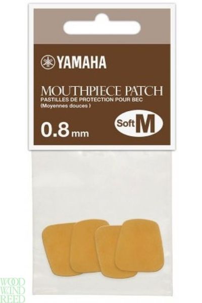 Care m/p mouthpiece patch Yamaha medium size soft texture pack of 6 - 0.8mm