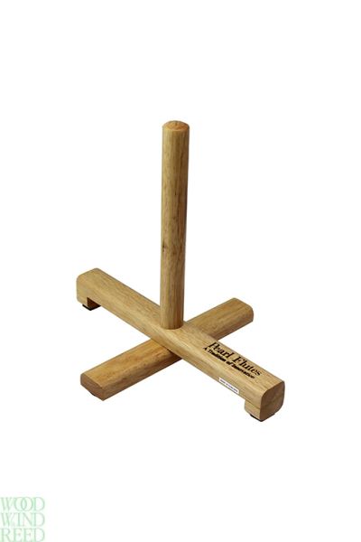 Stand for bass flute made by Pearl. Lovely wooden stand for the bass flute