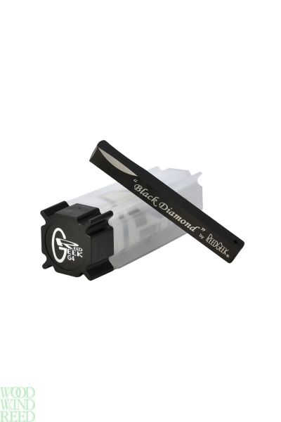Reed geek black diamond ' g4 ' reed tool with plaque & gauge set for use on all cane single & double reeds.