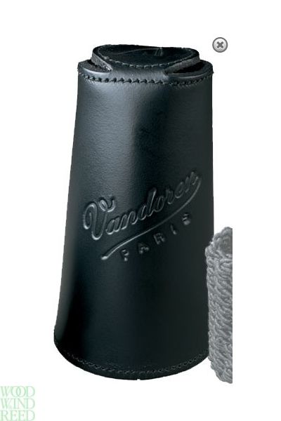 cap only leather to fit Bb clarinet german system Vandoren classic woven ligature ( klassik )