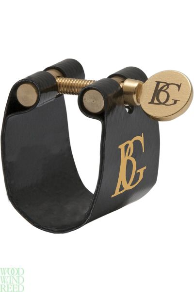 Lig & cap alto sax BG flex standard non elastic flexible ligature with plastic cap