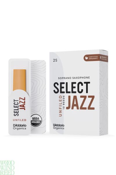 Str. 2S - Jazz Select unfiled organic soprano saxophone reeds