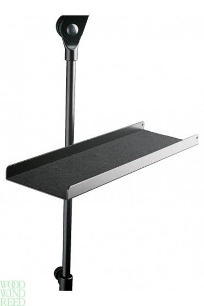 Shelf accessory tray for music stand k&m 12218 aluminium metal