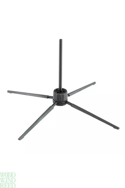 Stand piccolo or descant recorder k&m 15262 folding 6.5mm diameter peg compact black plastic