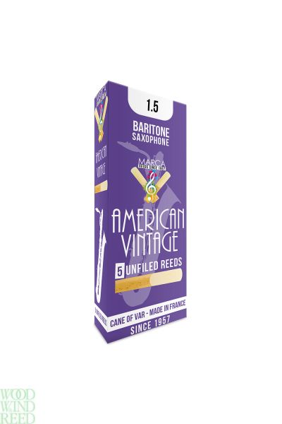 Str. 1.5 - Marca American vintage unfiled baritone saxophone reeds