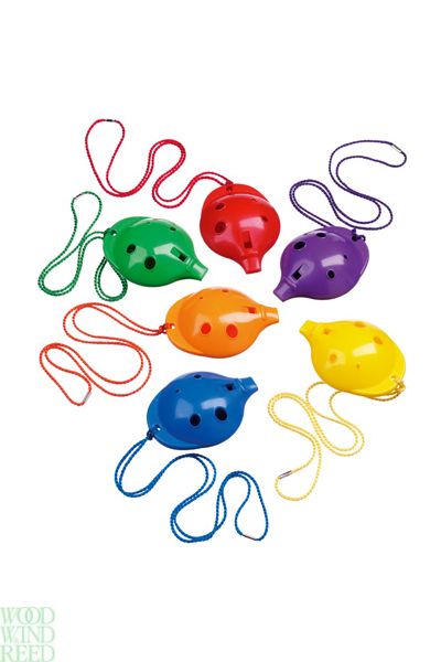 Ocarina langley poly-oc plastic 6 hole - yellow - used by many schools for wider opportunities
