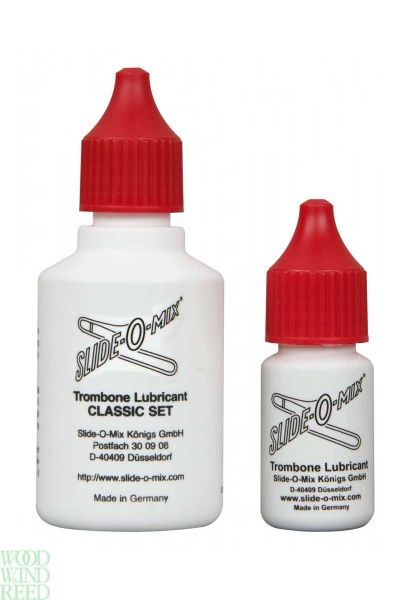 Slide o mix trombone lubricant set two bottles red top