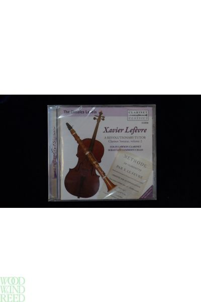 Special order~ cd - colin lawson (clarinet)  & sebastian comberti (cello): xavier lefevre clarinet sonatas volume 2